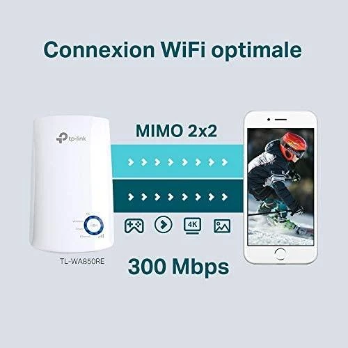 WRL RANGE EXTENDER 300MBPS/TL-WA850RE TP-LINK