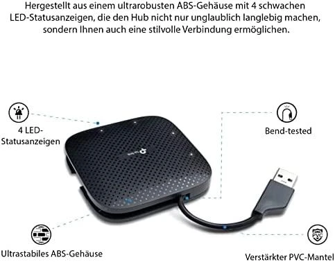 TP-LINK Nešiojamasis Adapteris USB3 4PORT/UH400