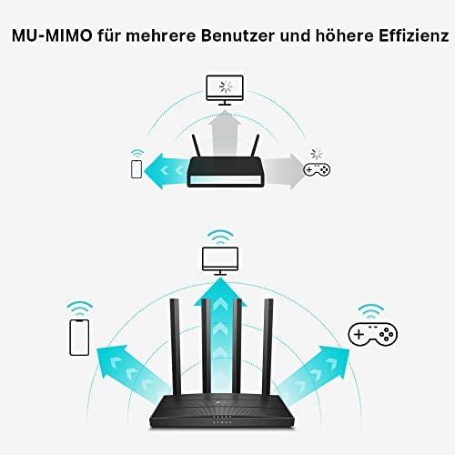 TP-LINK Archer C80 TP-Link Archer C80 AC1900 Dviejų juostų belaidis 802.11ac Gbit maršrutizatorius 4xLAN MU-MIMO