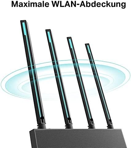 TP-LINK Archer C80 TP-Link Archer C80 AC1900 Dviejų juostų belaidis 802.11ac Gbit maršrutizatorius 4xLAN MU-MIMO