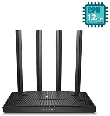 TP-LINK Archer C80 TP-Link Archer C80 AC1900 Dviejų juostų belaidis 802.11ac Gbit maršrutizatorius 4xLAN MU-MIMO