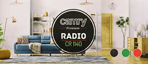 Camry CR 1140b radijo imtuvas, juodas