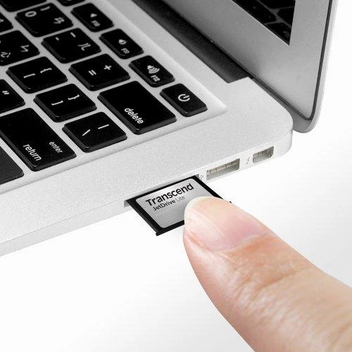 Atminties kortelė TRANSCEND 128 GB JetDrive Lite, skirtas Retina MacBook Pro 15 colių 2013 m. pabaigoje
