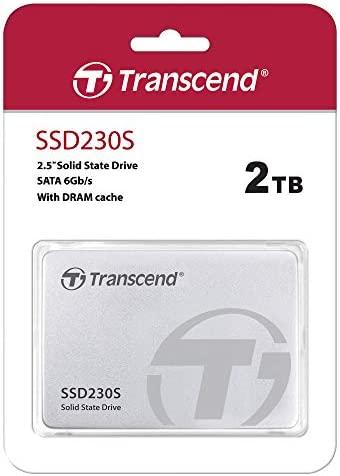 Transcend SSD230S, 2TB, 2,5 colio, SATA3 (560/520 MB/s), 3D, aliuminio dėklas