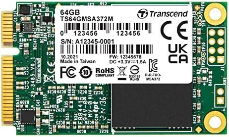 Dysk SSD Transcend MSA372M 64GB mSATA SATA III (TS64GMSA372M)