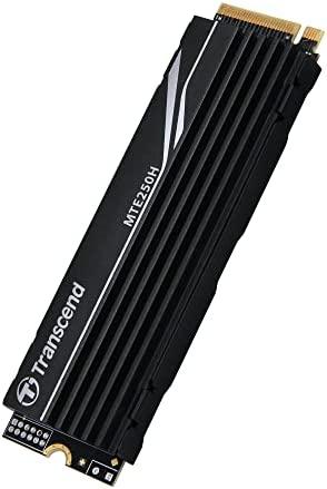 TRANSCEND 2TB M.2 2280 PCIe Gen4x4 SSD NVMe 3D TLC su „Dram Metal“ radiatoriumi