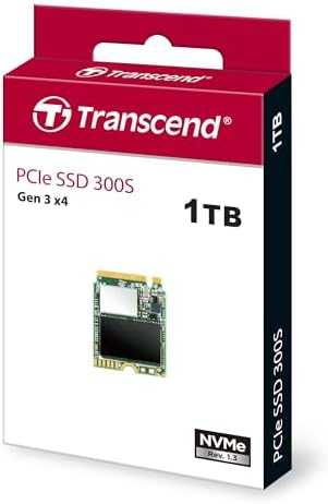 TRANSCEND 1TB M.2 2230 PCIe Gen3x4 NVMe 3D TLC DRAM-less