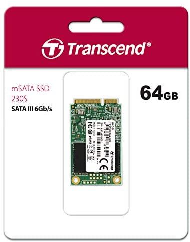 TRANSCEND 64GB mSATA SSD SATA3 3D TLC