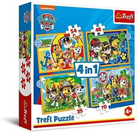 Trefl Dėlionė 207 vnt. - Šunyčiai patruliai (PAW Patrol)