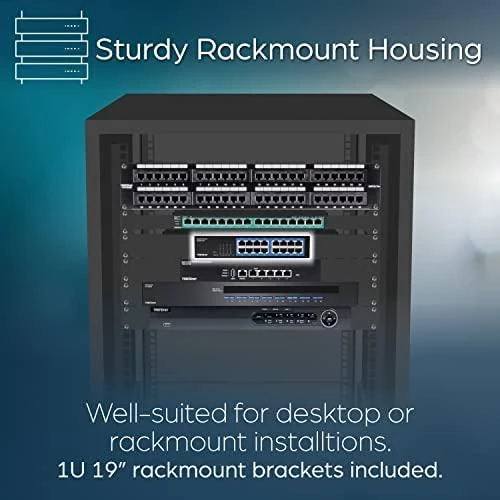 Šakotuvas TRENDNET 16 prievadų Gigabit Desktop Switch / w metalinis dėklas