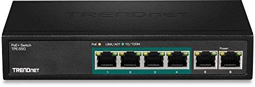 Šakotuvas TRENDnet Switch 6 Port 10/100 L2 PoE 31W Metall
