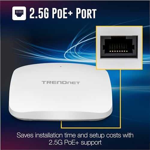 Maršrutizatorius Prieigos taškas TRENDnet TRENDnet AX3000 Dual Band WiFi 6 PoE+ prieigos taškas