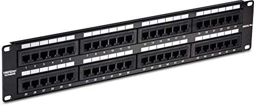 TRENDnet komutacinė panelė Cat. 5e 48x1GBE 19'' TC-P48C5E