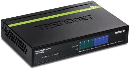 Šakotuvas TRENDnet Switch 8 Port Gbit PoE+ 61W Metall