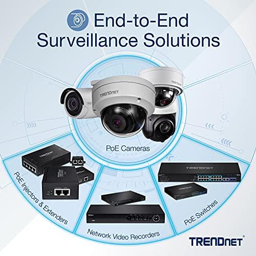 Šakotuvas TRENDnet 10 prievadų pramoninis Gigabit PoE+ WallMount priekinis Acc