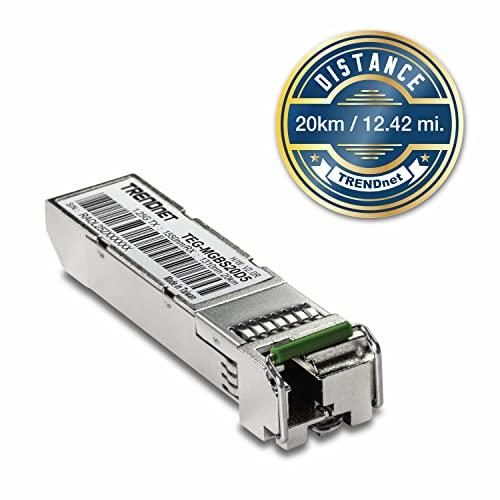 Šakotuvas Modulis SFP TRENDnet TRENDnet MINI-GBIC DVIGUBAS BANGĖS ILGIO / VIENO REŽIMO LC MODULIS 1550(20KM) IN