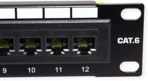 TRENDnet TC-P12C6 - 10/100/1000Base-T(X) - Gigabit Ethernet - RJ-45 - Cat6 - Juodas - CE - FCC