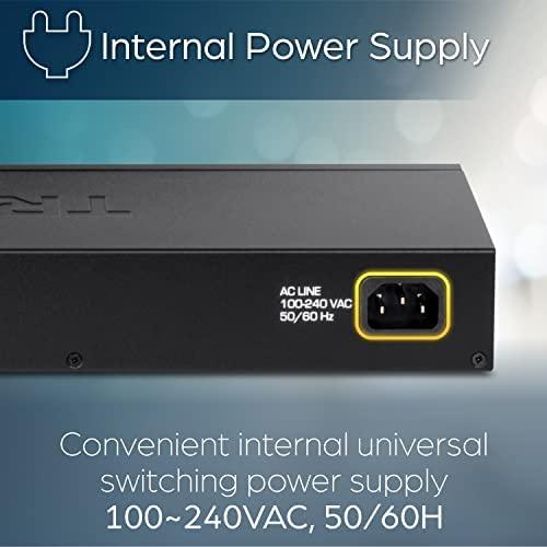 Šakotuvas TRENDNET 16 prievadų Gigabit Switch Rack laikiklis