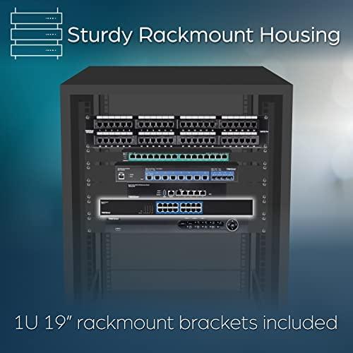 Šakotuvas TRENDNET 16 prievadų Gigabit Switch Rack laikiklis