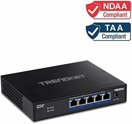 Šakotuvas Trendnet 5 prievadų 10G komutatorius (TEG-S750)