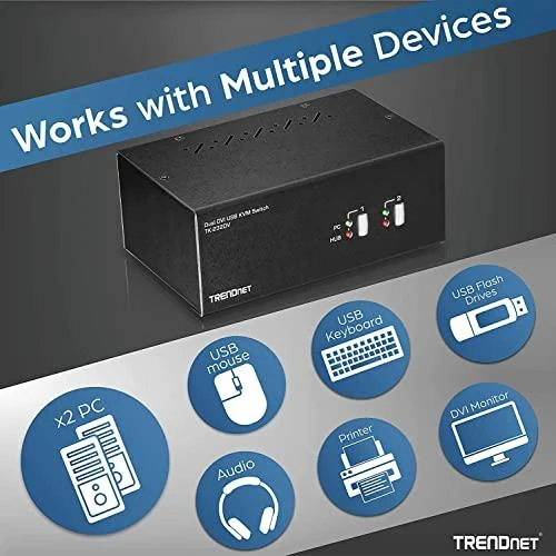 Komutatorius TRENDnet TK-232DV KVM (S55065953)