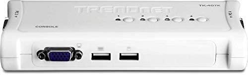TRENDNET 4 prievadų USB KVM jungiklio rinkinys