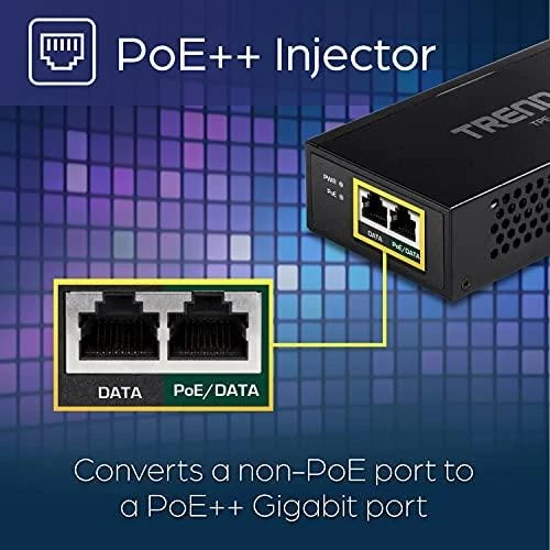 TRENDnet TPE-119GI PoE++ purkštuko prievadai