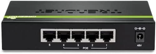 Šakotuvas TRENDnet 5 prievadų gigabito PoE+ komutatorius (TPE-TG50G)