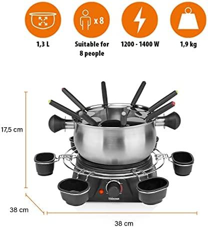 Tristar fondiu rinkinys 8 asmenims, 1.3 l, 1400 W, FO-1109