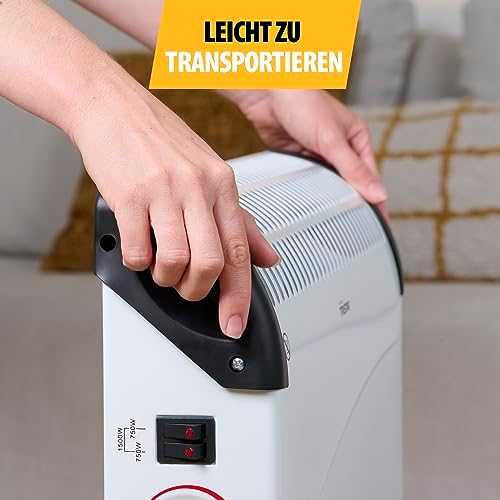 Tristar | Elektrinis šildytuvas | KA-5911 | Konvekcinis šildytuvas | 1500 W | Galios lygių skaičius 3 | Baltas