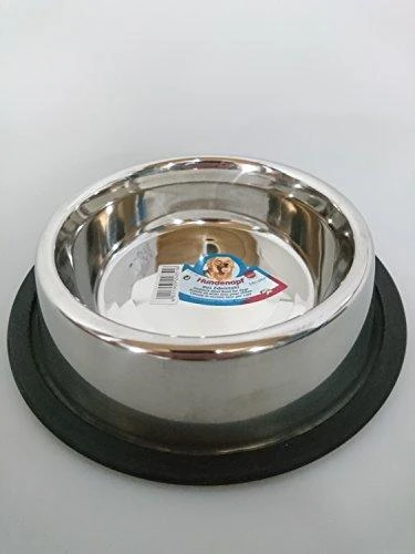 Trixie Dubenėlis metalinis 0.45l 14cm su guma