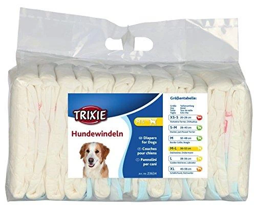 Trixie Sauskelnės, vienkartinės, kalėms, ML ,36-52cm, 12vnt.