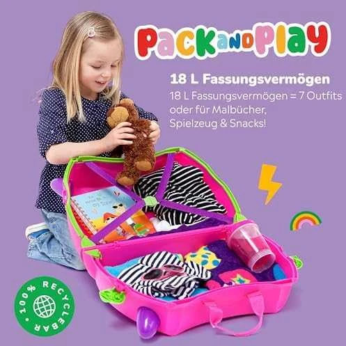 Trunki kelioninis lagaminas su ratukais vaikams | Trixi