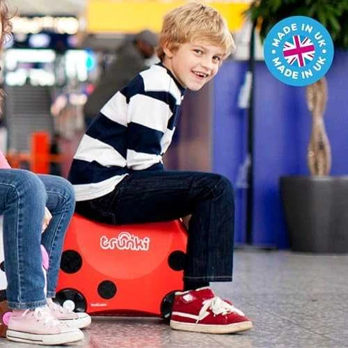 Trunki kelioninis lagaminas su ratukais vaikams | Boružėlė Harley