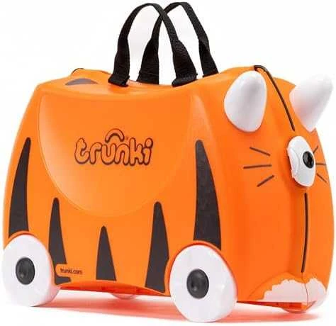 Trunki kelioninis lagaminas su ratukais vaikams | Tigriukas Tipu