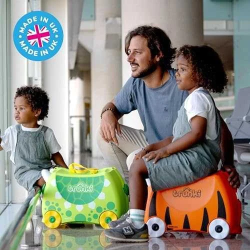 Trunki kelioninis lagaminas su ratukais vaikams | Tigriukas Tipu
