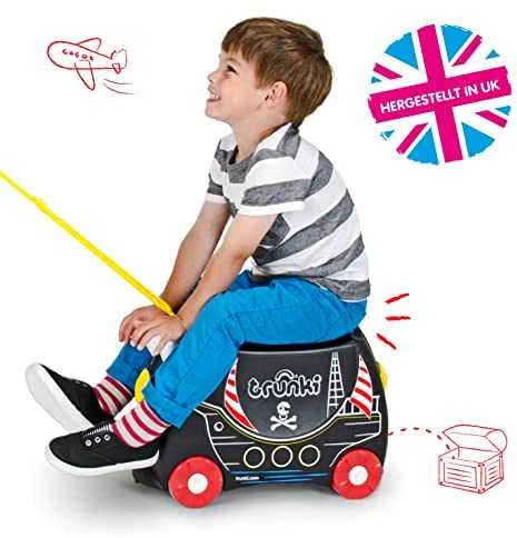 Trunki kelioninis lagaminas su ratukais vaikams | Piratas Pedro