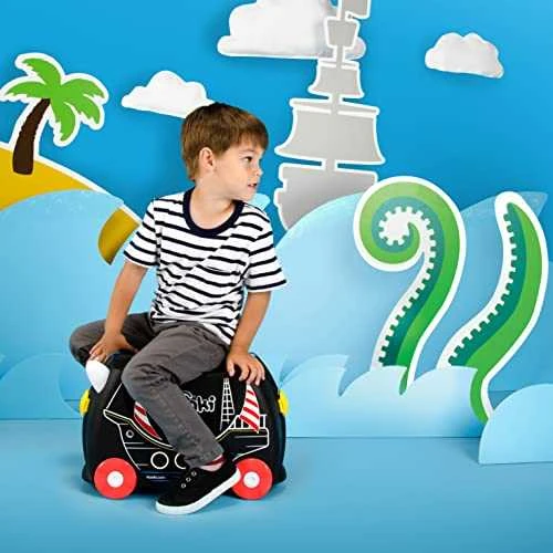 Trunki kelioninis lagaminas su ratukais vaikams | Piratas Pedro