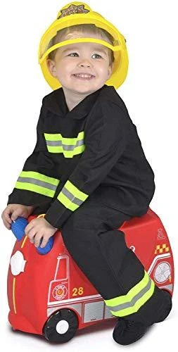 Trunki kelioninis lagaminas su ratukais vaikams | Gaisrinis automobilis Frank