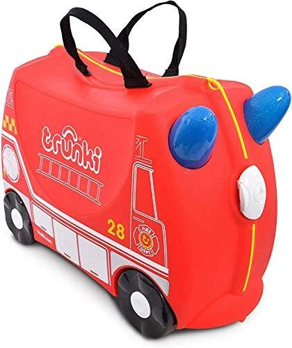 Trunki kelioninis lagaminas su ratukais vaikams | Gaisrinis automobilis Frank
