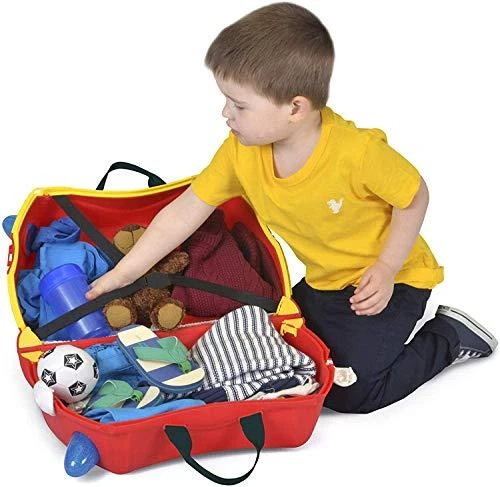 Trunki kelioninis lagaminas su ratukais vaikams | Gaisrinis automobilis Frank