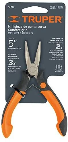 Mini prailgintos lenktos replytės. Bendras ilgis 12cm. Kokybiškos ir patogios Truper®