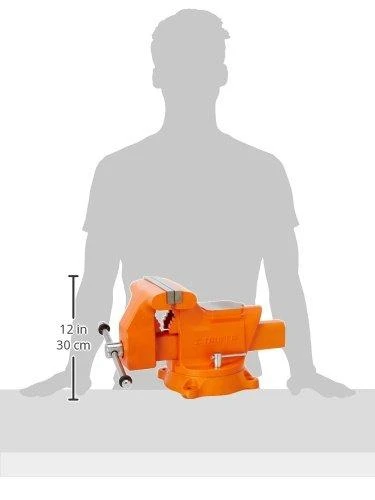 Šaltkalvio spaustuvai, HEAVY DUTY 200mm 30kg. 360° pasukamas. Truper®