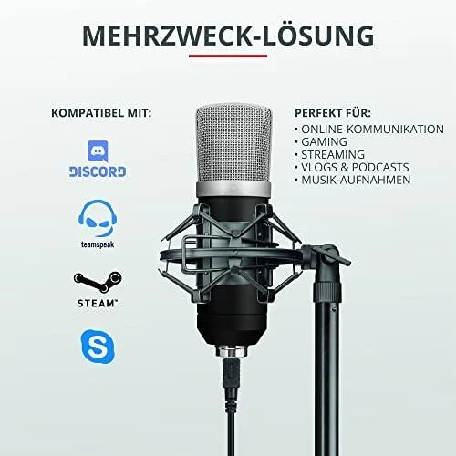 TRUST GXT 252 Emita laidinis mikrofonas | USB