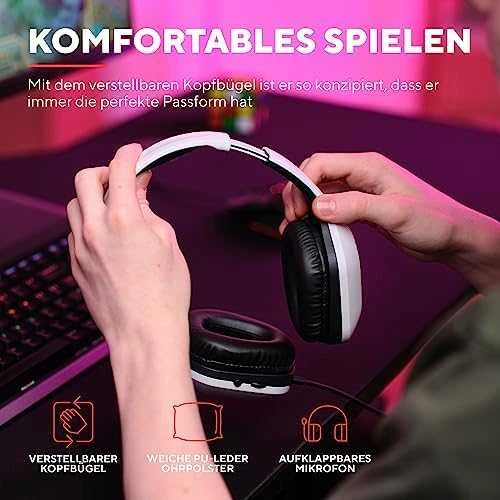Trust GXT 415W Zirox laidinės ausinės (Baltos)