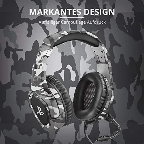 Žaidimų ausinės Trust GXT 488 Forze-G PS4 Ausinės Žaidimams PlayStation® official licensed product, Pilkos, 23531