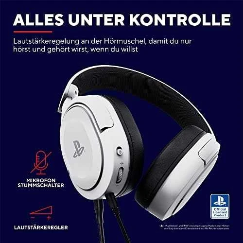 Trust GXT498W FORTA Baltos laidinės ausinės PS5