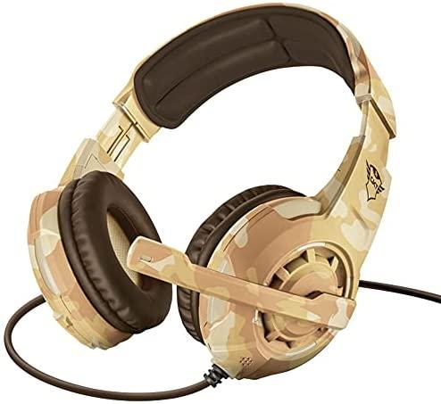 Žaidimų ausinės Trust GXT 310D Radius, Desert Camo, 22208