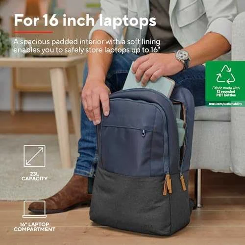 NB BACKPACK LISBOA 16"/Mėlynas 25124 TRUST