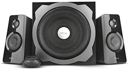 Kompiuterio kolonėlės Kolonėlės Trust Tytan 2.1 Subwoofer Juod